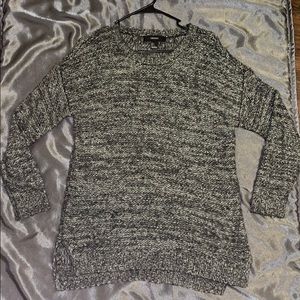 Black and grey knit sweater!